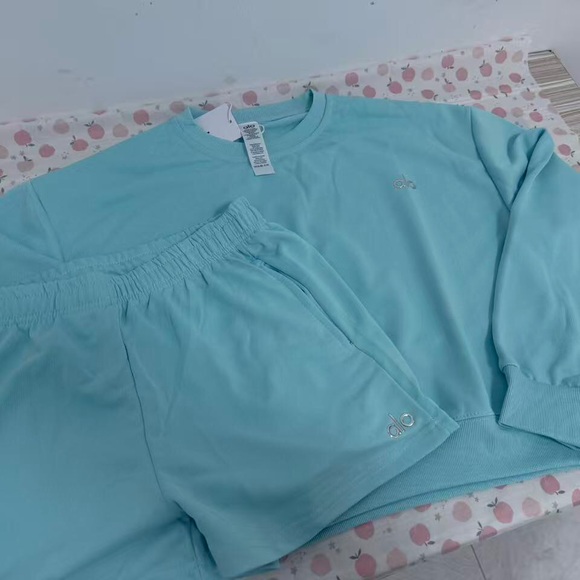 ALO Yoga Jackets & Blazers - alo yoga sports and leisure hoodie drawstring shorts set for women